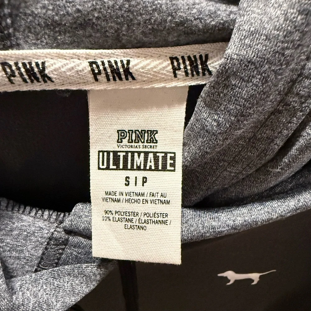 Victoria's Secret Pink‎ Gray Hoodie Sweatshirt